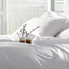 Merit Collection™ T300 Luxury Pillowcases 70/30 Cotton/Polyester Sateen Finished White