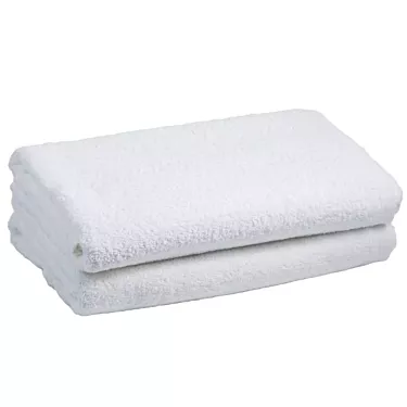 Adonis 100% Cotton Full Terry Bath Towel 12/Pack | Size 25x50 | White | Quick-Dry & Durable