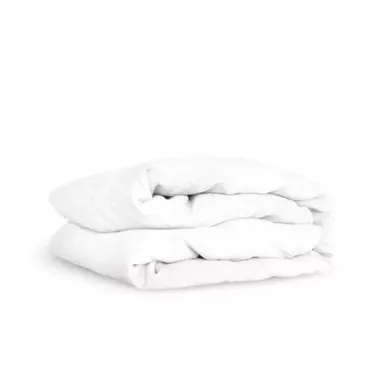 Merit Collection™ T300 Elegant Duvet Cover 60/40 Cotton/Polyester King 90"x102" White