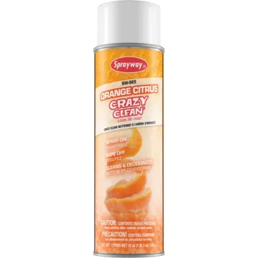 Sprayway Orange Citrus Crazy Clean, Aerosol Can, 19 fl. oz. (1000007495)
