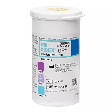 J&J Cidex OPA Disinfectant Test Strips -120/ box