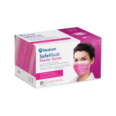 Medicom SafeMask Master Series Earloop Mask Level 1 Azalea Festival 50/box