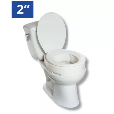2" Hinged Raised Toilet Seat