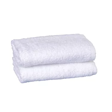 Royal Rose Full Terry 100% Ring Spun Cotton Hand Towels 16x27 wt.3.0 lbs/dz. White - Pack of 12