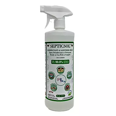 Septicsol Disinfectant and Sanitizer Ready to Use Spray 946 mL - 9/CS
