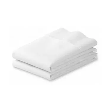Bedford Hospitality™ Luxury T250 Standard Pillowcases 21"x32" 60/40 Cotton/Polyester Percale, White - 12/Pack