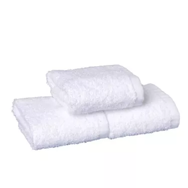 Adonis 100% Cotton Full Terry Face Towels 12/Pack | Size 13x13 | White | Quick-Dry & Durable