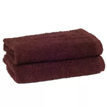 Adonis 100% Cotton Full Terry Hand Towels 12/Pack | Size 16x28 | Brown| Quick-Dry & Durable