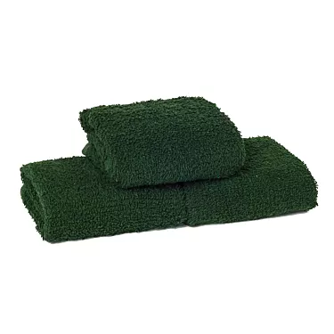 Adonis 100% Cotton Full Terry Face Towels 12/Pack | Size 13x13 | Forest Green | Quick-Dry & Durable