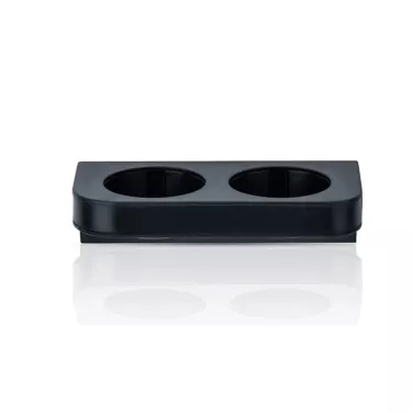 Magnetix - Double Bracket with Magnetic Key  - Black