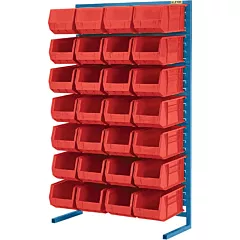 Shop Stationary Bin Rack