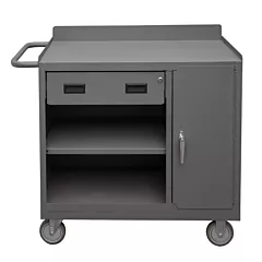 Shop Établi Mobile avec Cabinet  