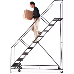 Shop Échelle Pivotante Roulante  