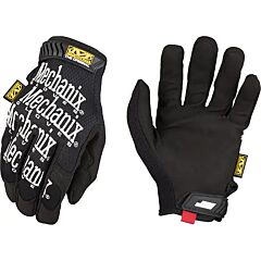 Mechanix Wear Black Gloves, Synthetic Palm