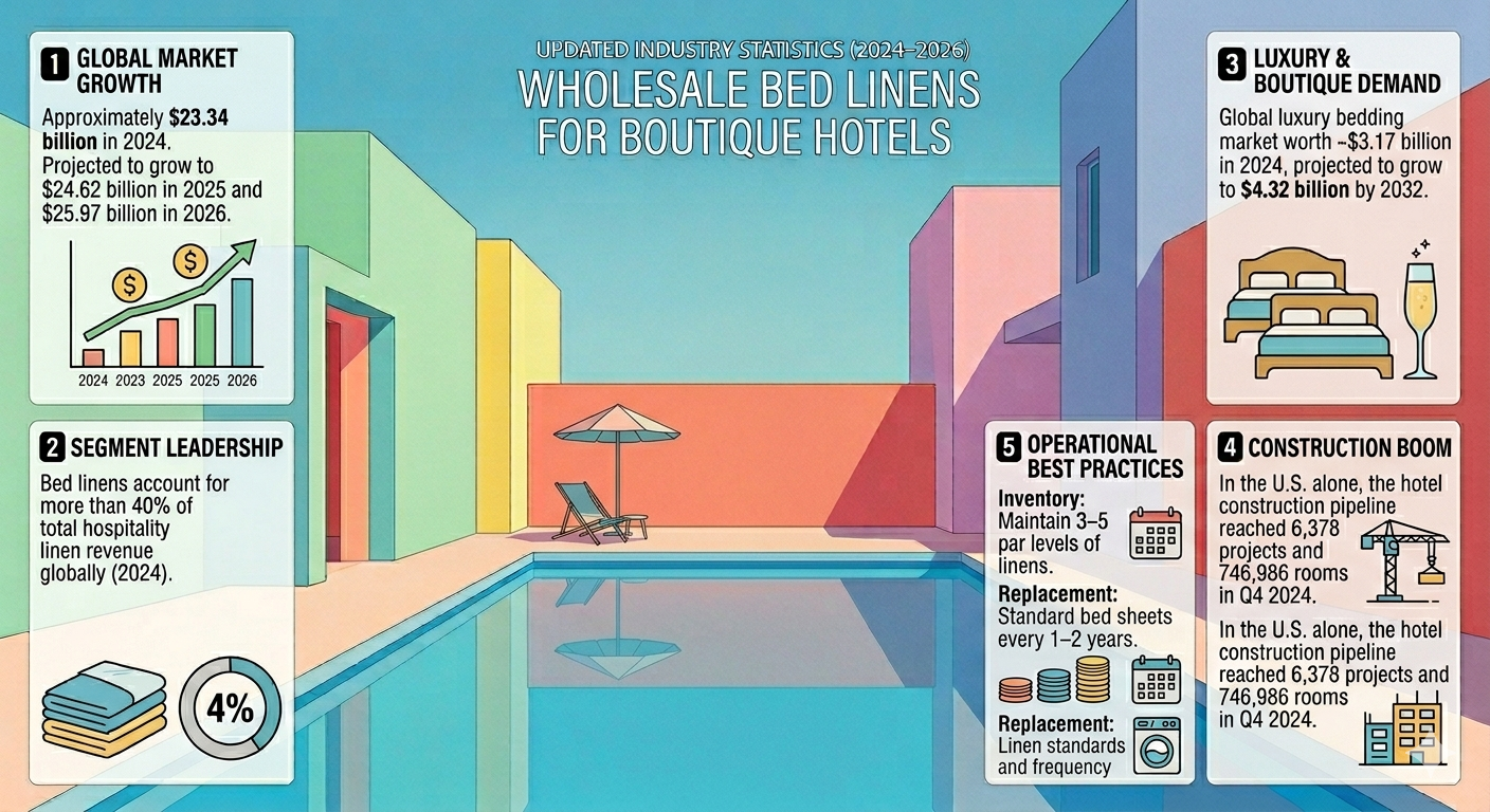 Infographics: Wholesale Bed Linens for Boutique Hotels