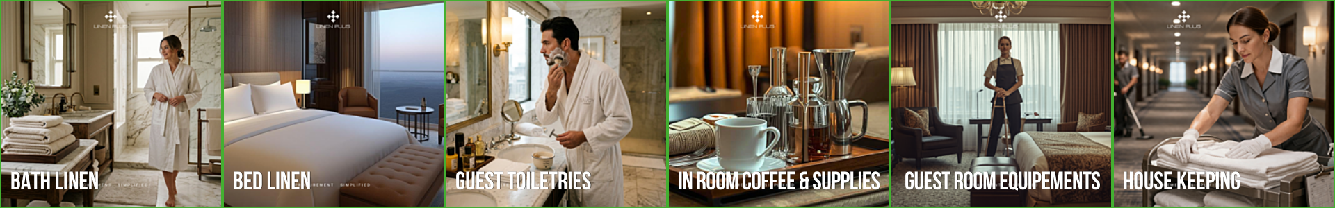 Commercial laundry and housekeeping products bundle for complete property maintenance